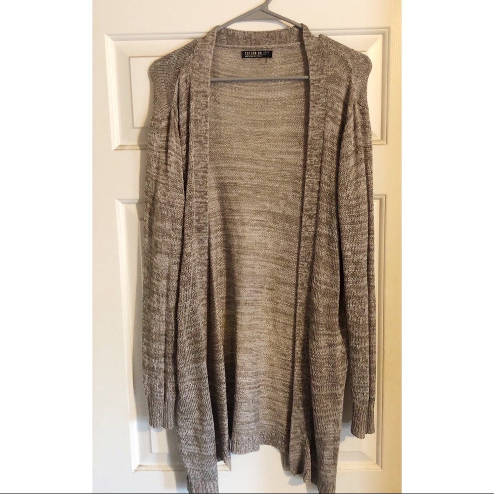 Cotton On Gray Cardigan Size Small